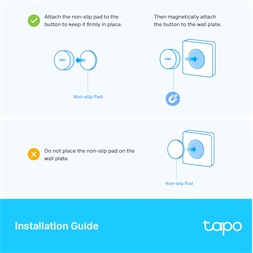 TP-Link Tapo S200D fehér okos távoli fényerőszabályzó kapcsoló