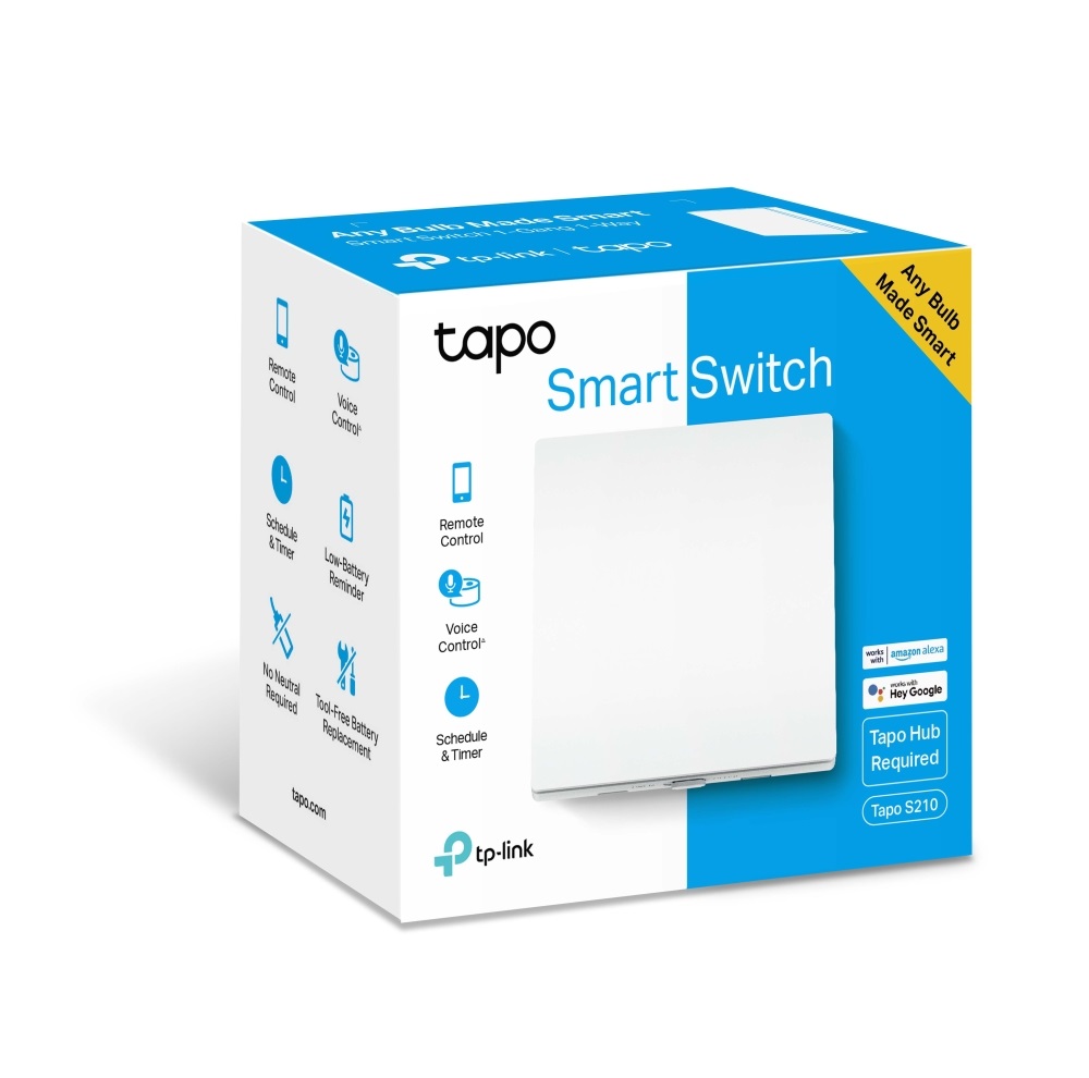 TP-Link Tapo S210 beépíthető okos fali kapcsoló