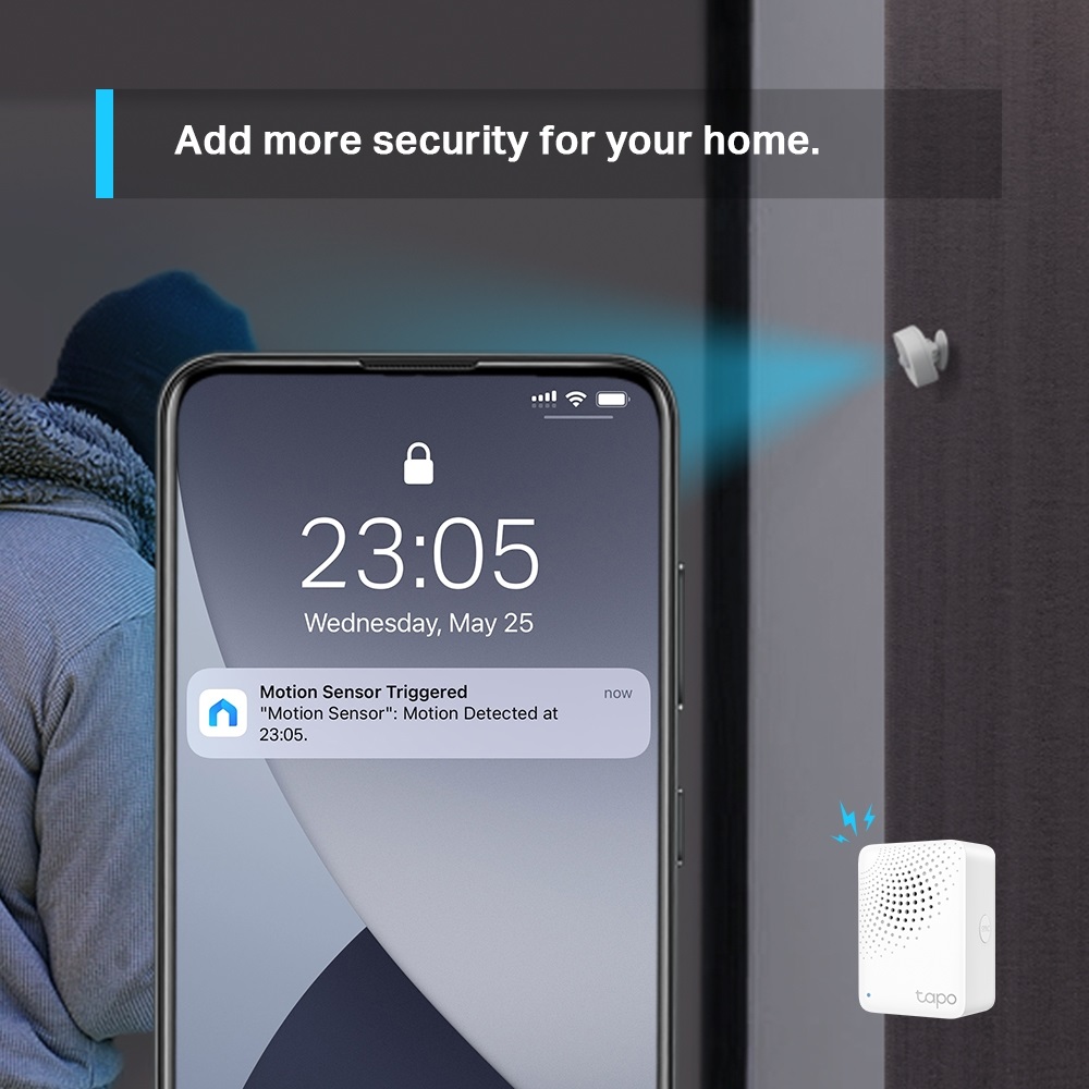 TP-Link Tapo T100 fehér okos mozgásérzékelő