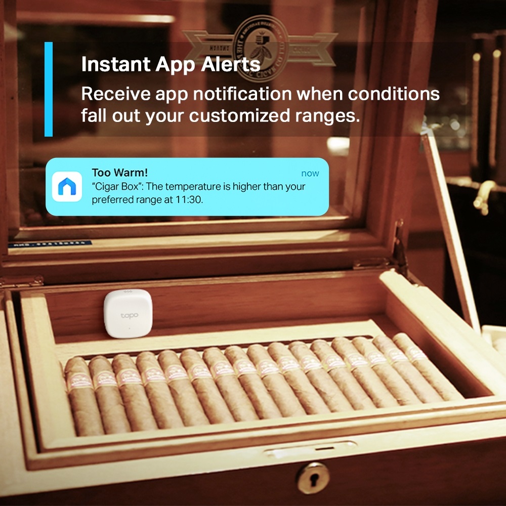 TP-Link Tapo T310 fehér okos hőmérséklet és páratartalom jelző