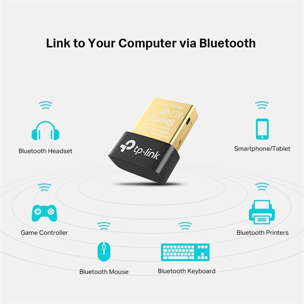 TP-Link UB400 Bluetooth 4.0 fekete Nano USB adapter