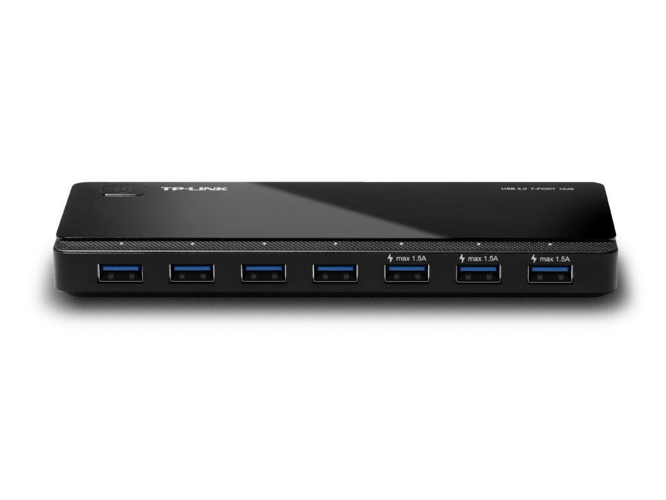 TP-Link UH700 7portos fekete USB3.0 HUB
