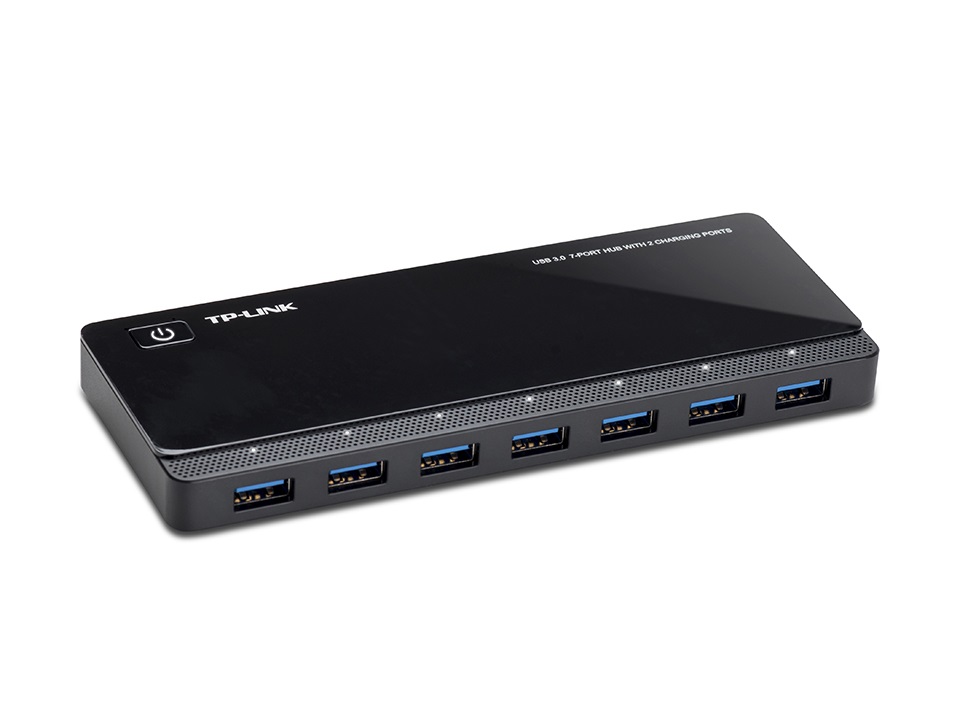 TP-Link UH720 7portos fekete USB3.0 HUB