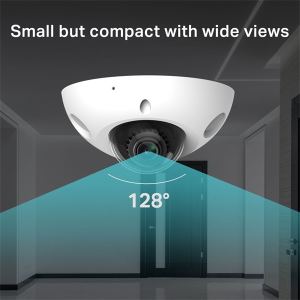 TP-Link VIGI C230I Mini /3MP/2,8mm/beltéri/H265/IR30m/SD/Smart Detection/kétirányú hang/IP mini dómkamera