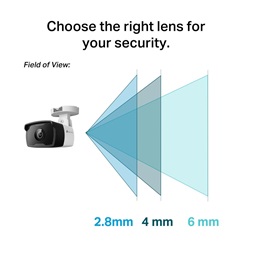 TP-Link VIGI C320I /2MP/6mm/kültéri/H265/IR30m/Smart Detection/IP csőkamera