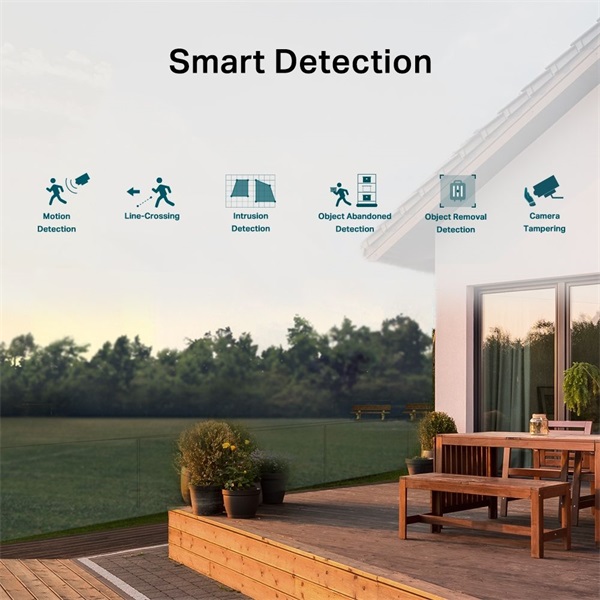 TP-Link VIGI C330 /3MP/4mm/kültéri/H265/IR30m/Smart Detection/beépített mikrofon/Full-Color IP csőkamera