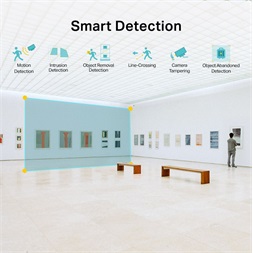 TP-Link VIGI C430 /3MP/2,8mm/beltéri/H265/IR30m/Smart Detection/beépített mikrofon/Full-Color IP turret kamera