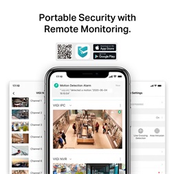 TP-Link VIGI C440 /4MP/4mm/beltéri/H265/IR30m/SD/Smart Detection/kétirányú hang/Full-Color IP turret kamera