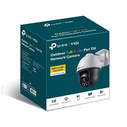 TP-Link VIGI C540 /4MP/4mm/kültéri/H265/IR30m/SD/Smart Detection/kétirányú hang/Full-Color IP PT kamera