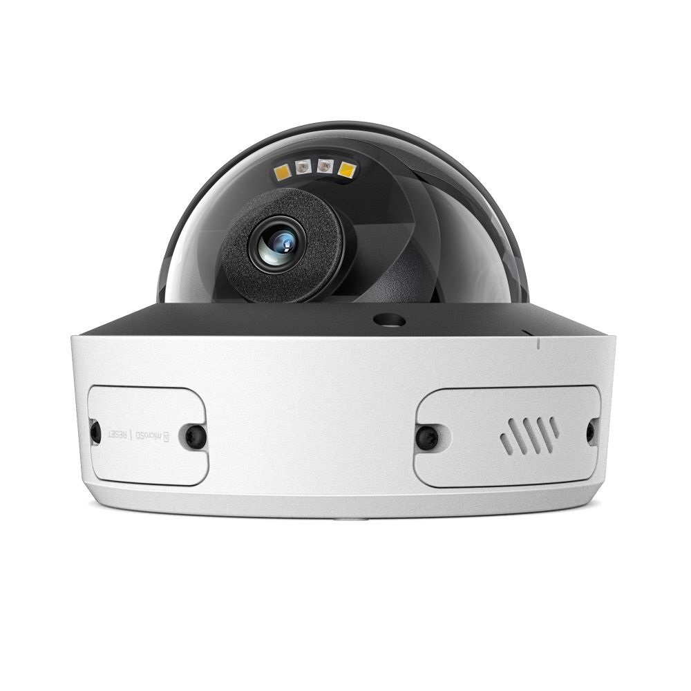 TP-Link VIGI InSight S245(2.8mm)Kültéri/4MP/2,8mm/IR/LED30m/IK10/FullColor/Smart/fém ház/Duál megvilágítású IP dómkamera