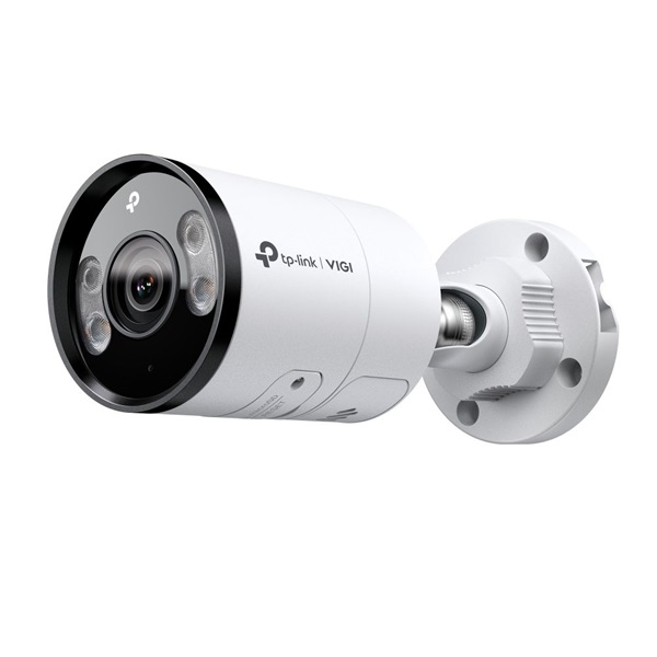 TP-Link VIGI InSight S355(4mm)/Kültéri/5MP/4mm/IR/LED30m/FullColor/Smart/fém ház/ Duál megvilágítású IP csőkamera