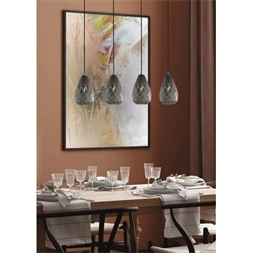 TRIO 301300442 Onyx 42W antracit függesztett lámpatest