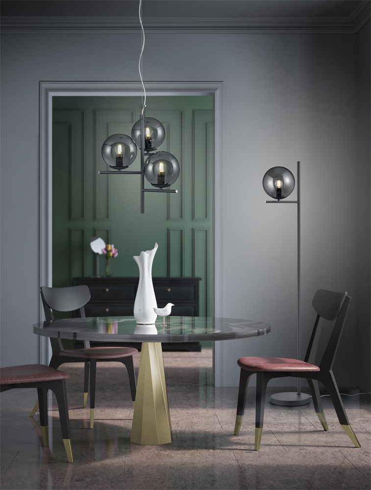 TRIO 302000342 Pure 28W antracit függesztett lámpatest