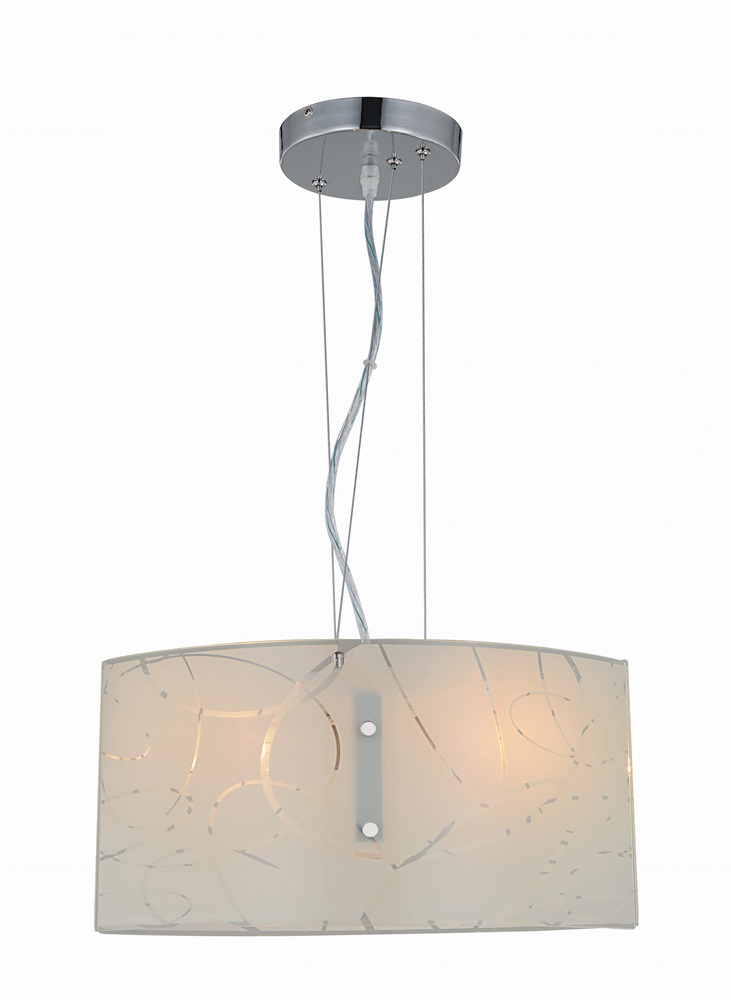 TRIO 304400201 Spirelli 40W fehér függesztett lámpatest