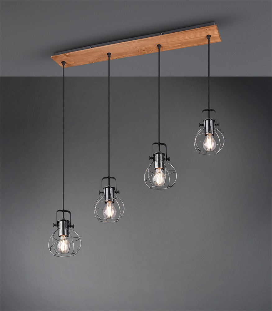 TRIO 305300488 Madras antik ezüst mennyezeti lámpa