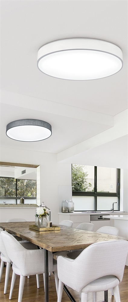 TRIO 621915501 Lugano 75 cm átmérő fehér mennyezeti lámpa (Újszerű)