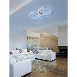 TRIO 651110232 CITIZEN 2 x 20W RGBW-LED/ 3000-5000K/ 2 x 1600Lm fekete mennyezeti lámpatest