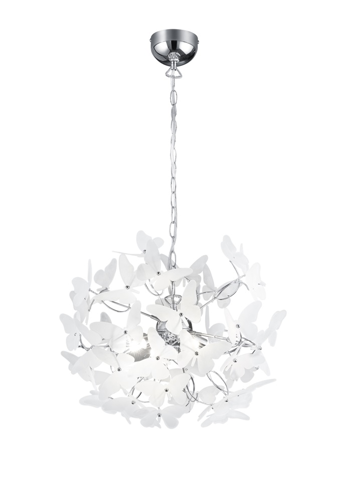 TRIO R30214017 Butterfly 28W G9 króm függesztett lámpatest