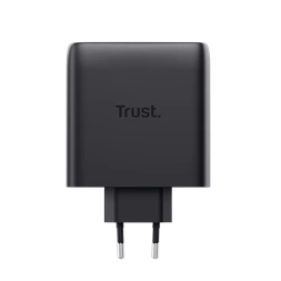 TRUST 25527 Maxo 100W 2x USB-C csatlakozással - fekete hálózati GaN töltő