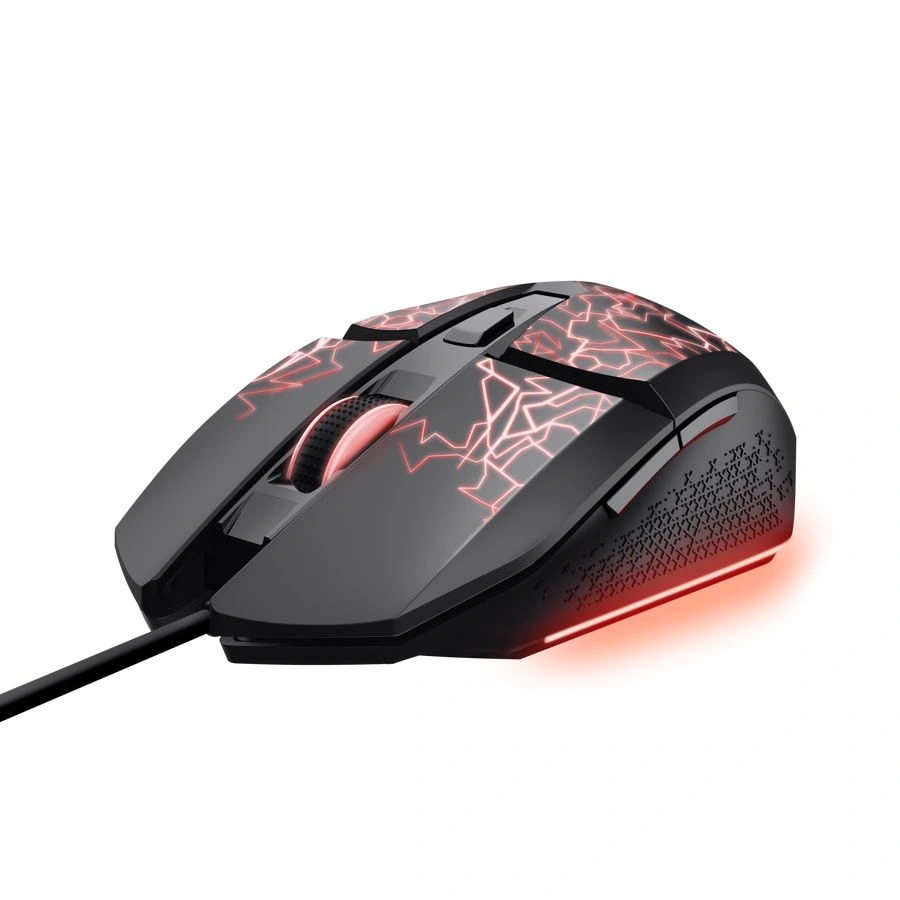 TRUST 25749 GXT 113 Felox led világítással fekete gamer egér