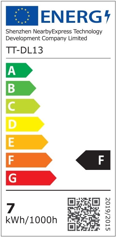 Taotronics TT-DL13 alumínium fekete LED lámpa