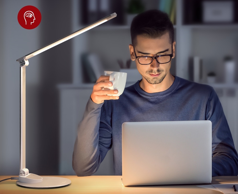 Taotronics TT-DL19 alumínium ezüst LED lámpa