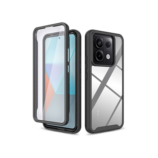 Tech-Protect TP300167 Xiaomi Redmi Note 13 Pro 5G/Poco X6 5G Defense360 fekete ütésálló hátlap