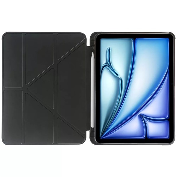Tech-Protect TP308729 iPad Air 4/5 (2020/2022) 10.9/iPad Air 6(2024) 11 Origami fekete tablet tok