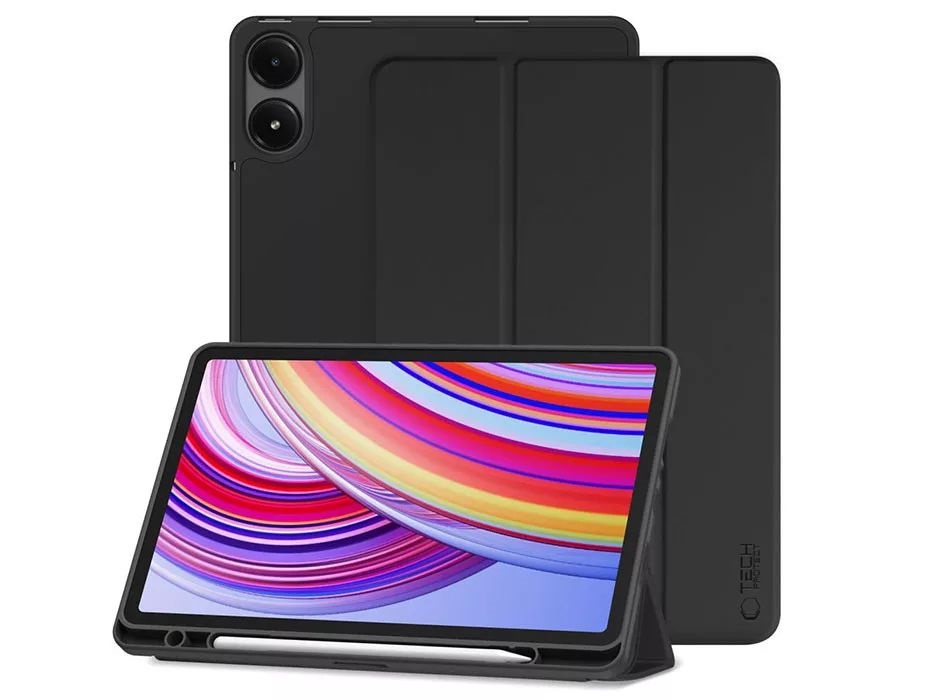Tech-Protect TP310678 Xiaomi Redmi Pad Pro 12.1 (Smart Case Pen) fekete tablet tok
