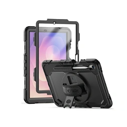 Tech-Protect TP332656 Solid Samsung Galaxy Tab S11 11,0" kijelzővédővel fekete ütésálló tok