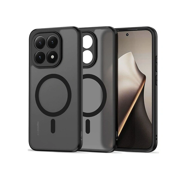 Tech-Protect TP334728 Xiaomi 15T Magmat Magsafe matt fekete szilikon tok