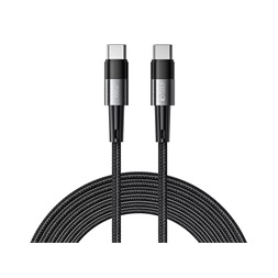 Tech-Protect TP606133 Type-C to Type-C 3m 100W PD fekete adat- és töltőkábel
