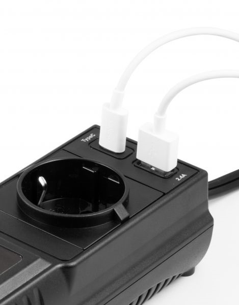 Technaxx TE21 200W 1xUSB-C 1xUSB 1x230V autós inverter