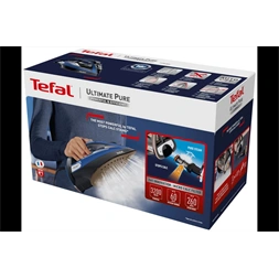 Tefal FV9848E0 Ultimate Pure sötétkék-fekete gőzölős vasaló