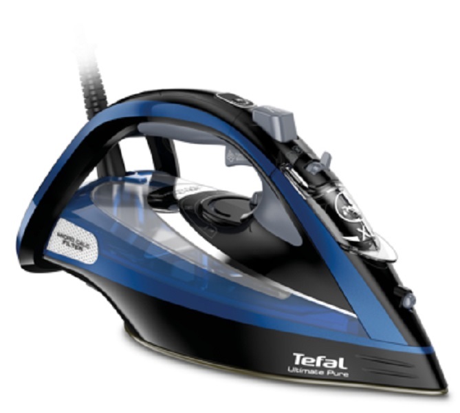 Tefal FV9848E0 Ultimate Pure sötétkék-fekete gőzölős vasaló