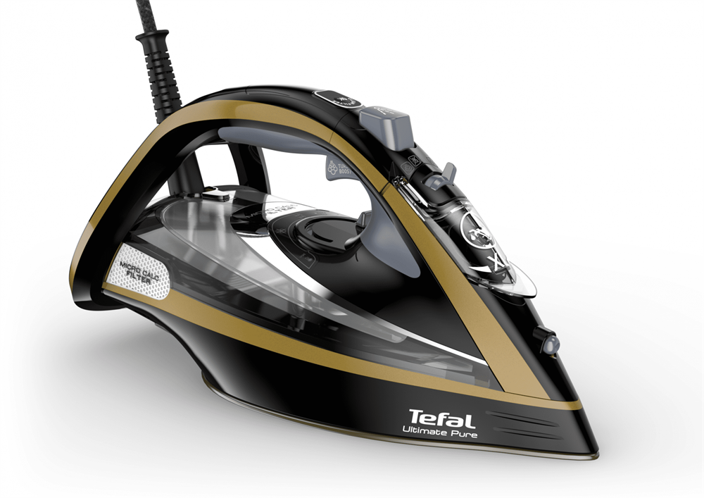 Tefal FV9865E0 Ultimate Pure fekete gőzölős vasaló