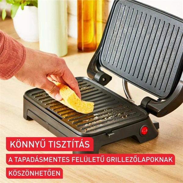 Tefal GC270D10 Inicio Compact szürke-fekete kontaktgrill