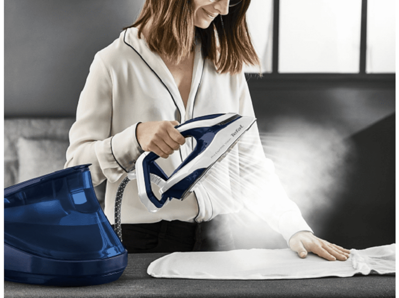 Tefal GV9812E0 Pro Express Vision fehér-sötétkék gőzállomás