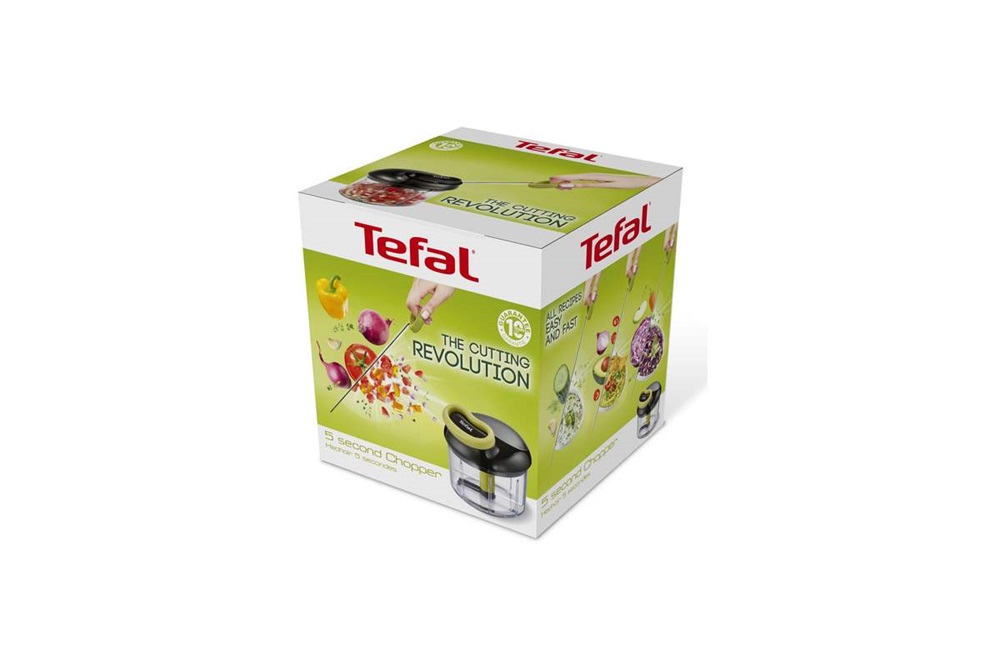 Tefal K1320404 5 Second Chopper 900ml fekete-zöld kézi aprító