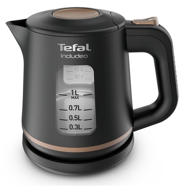 Tefal KI533811 1L-es fekete vízforraló (Újszerű)