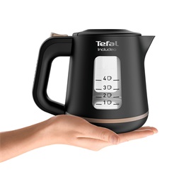 Tefal KI533811 1L-es fekete vízforraló (Újszerű)
