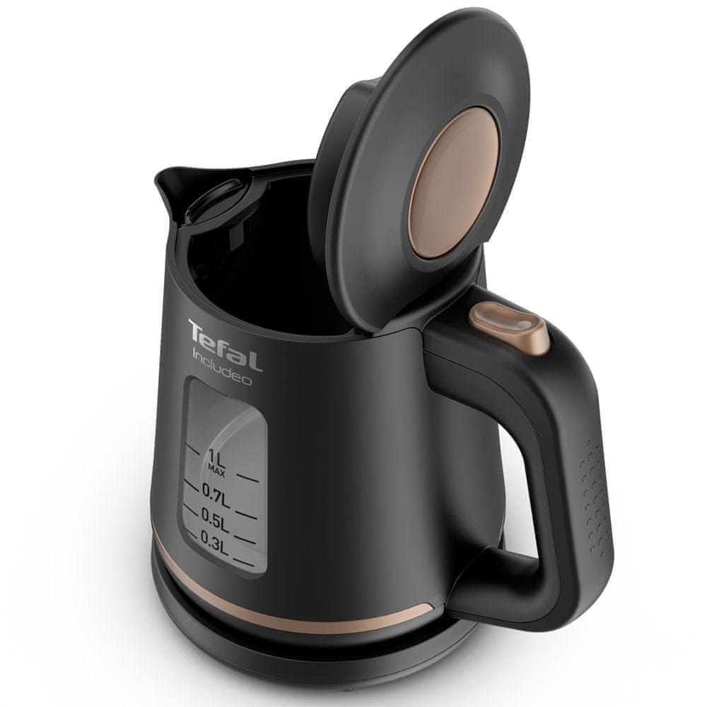 Tefal KI533811 1L-es fekete vízforraló (Újszerű)