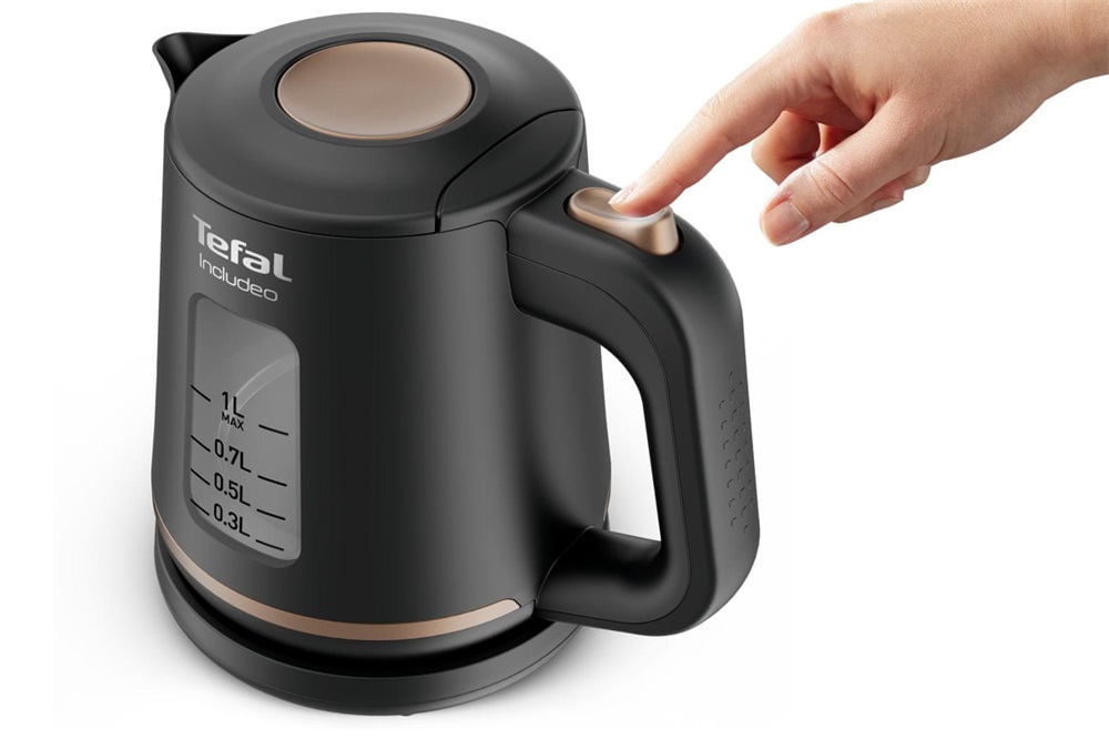 Tefal KI533811 1L-es fekete vízforraló (Újszerű)