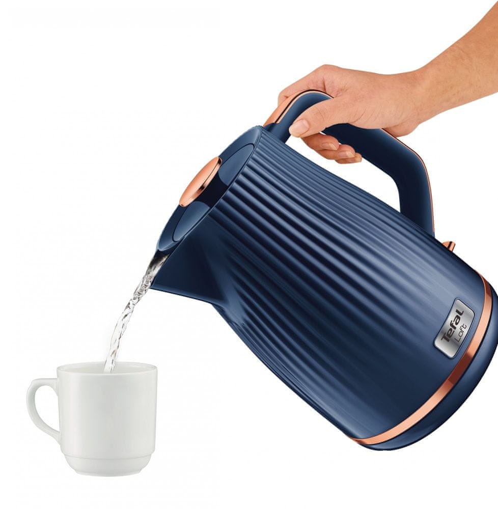 Tefal KO251430 Loft 1,7L-es kék vízforraló