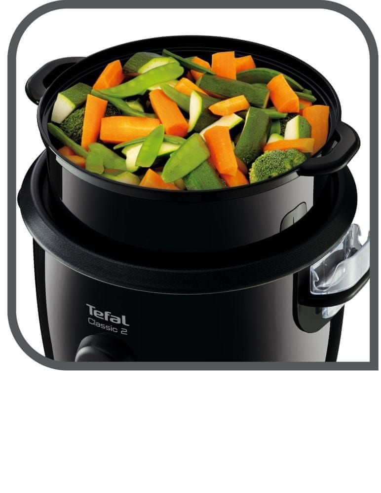 Tefal RK103811 Classic fekete 10 személyes rizsfőző (Újracsomagolt)