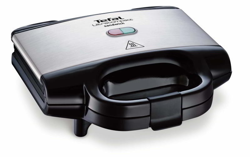 Tefal SM157236 Ultracompact inox-fekete grill/panini - szendvicssütő