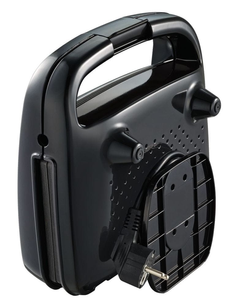 Tefal SM193D34 Crock Time inox-fekete grill/panini - szendvicssütő