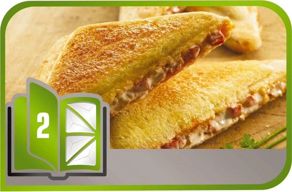 Tefal SW854D16 Snack Collection 4in1 inox gorfi - snack - grill/panini - szendvicssütő (Újszerű)