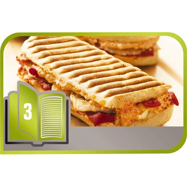 Tefal SW854D16 Snack Collection 4in1 inox gorfi - snack - grill/panini - szendvicssütő (Újszerű)