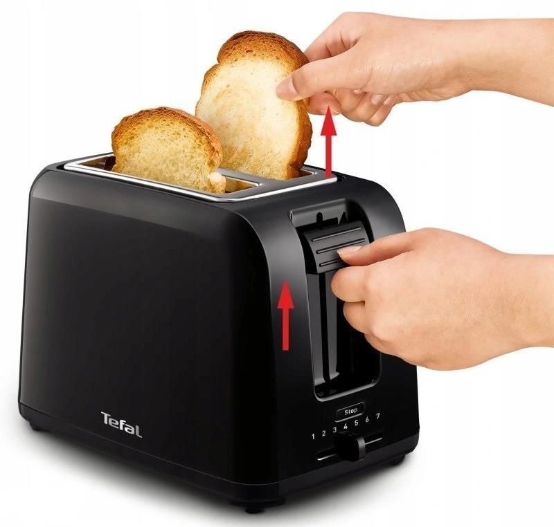 Tefal TT1A1830 Vita Plastic fekete 2 szeletes kenyérpirító